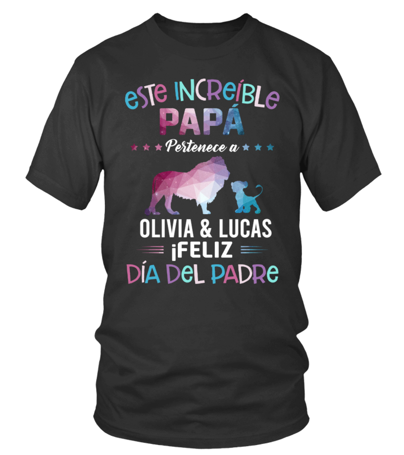 Camiseta ESTE INCREIBLE PAPA PERTENECE A Teezily