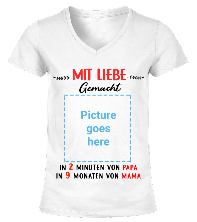 LIEBE Teezily - 9 PICTURE VON | MIT - IN GEMACHT MAMA MONATEN T-Shirt