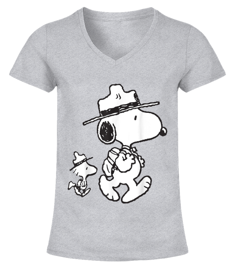 snoopy camping shirt