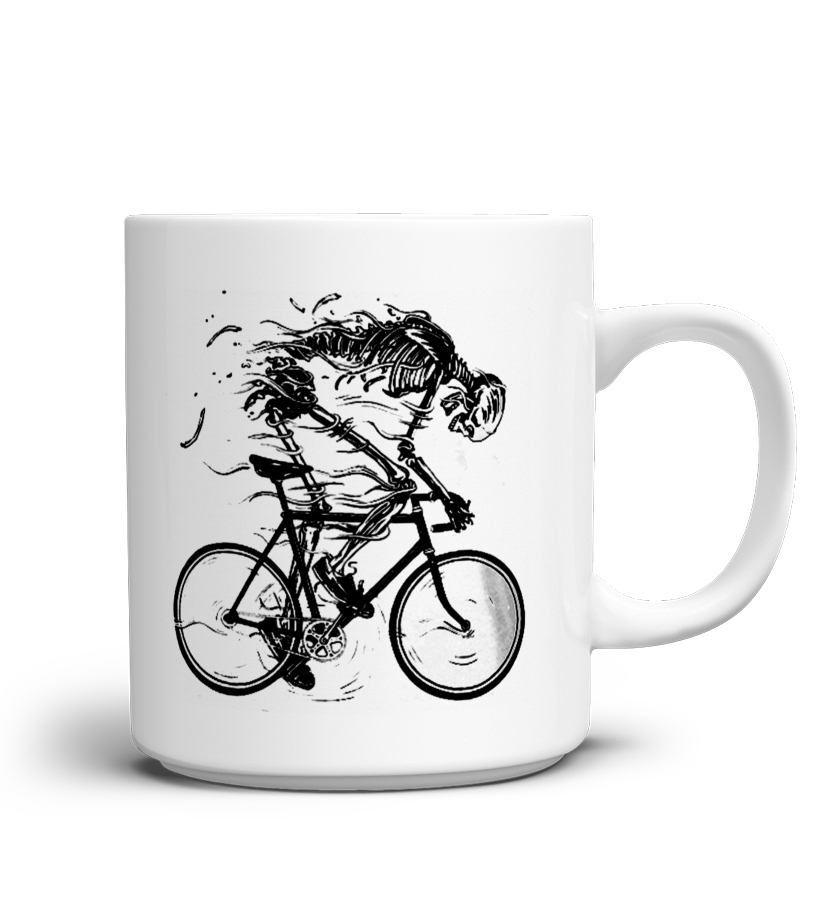 Cyclist mug