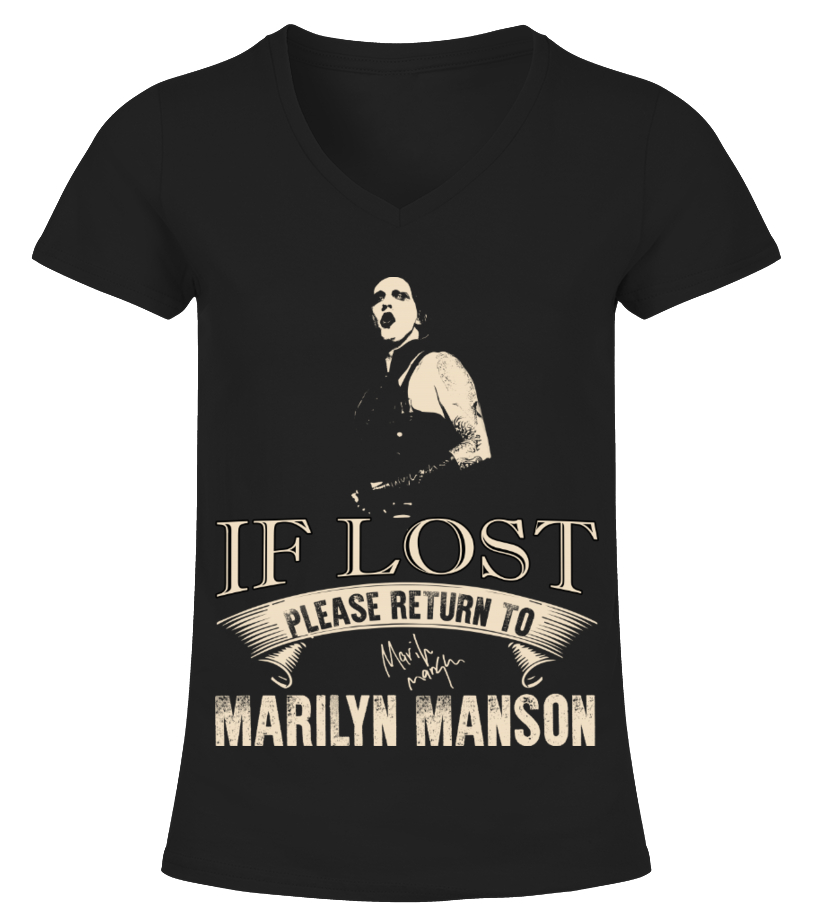 T shirt hotsell marilyn manson femme