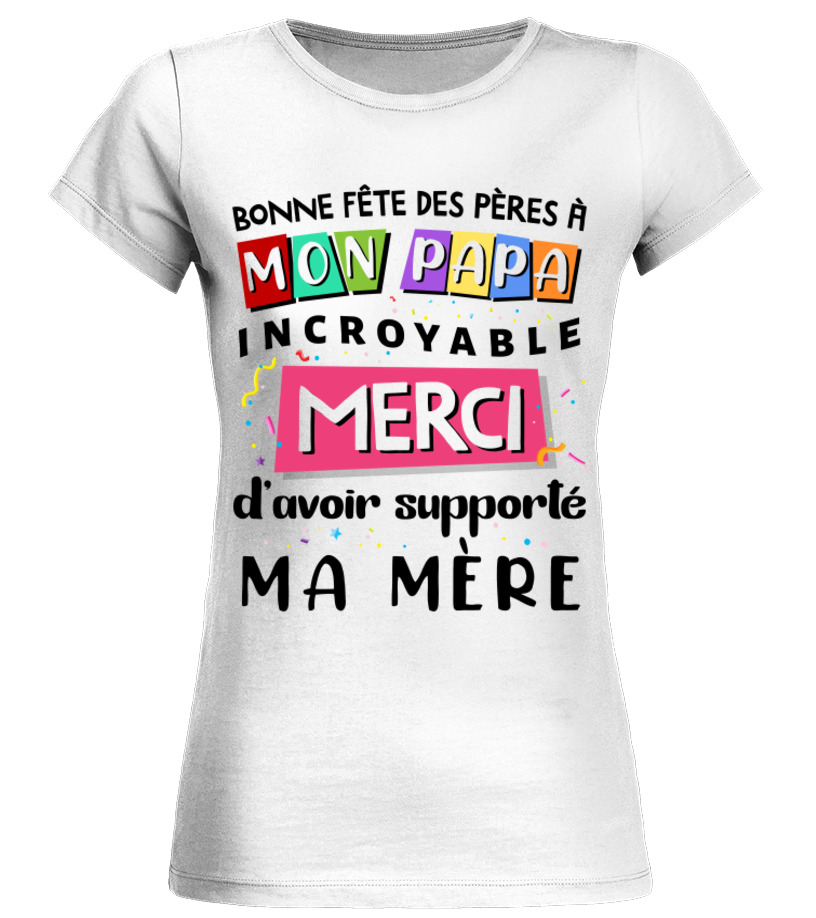 T shirt Bonne f te des p res Family Teezily