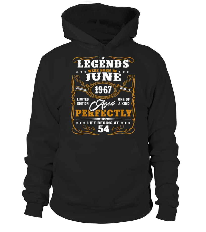 54th Birthday Vintage Tee For Legends Born In June 1967 T Shirt