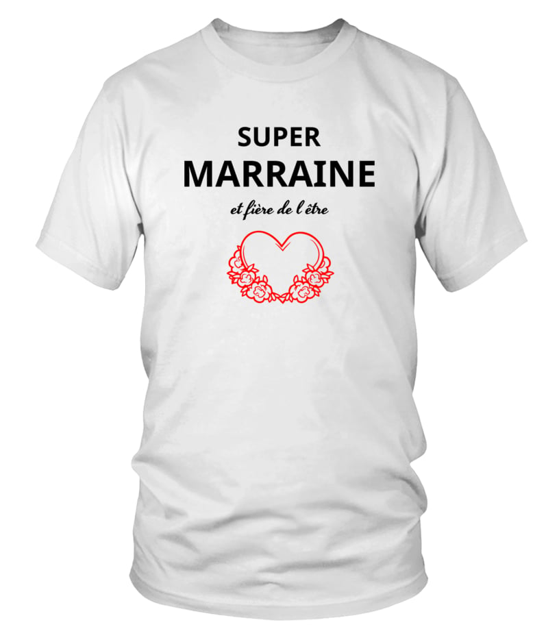 T shirt super marraine hot sale