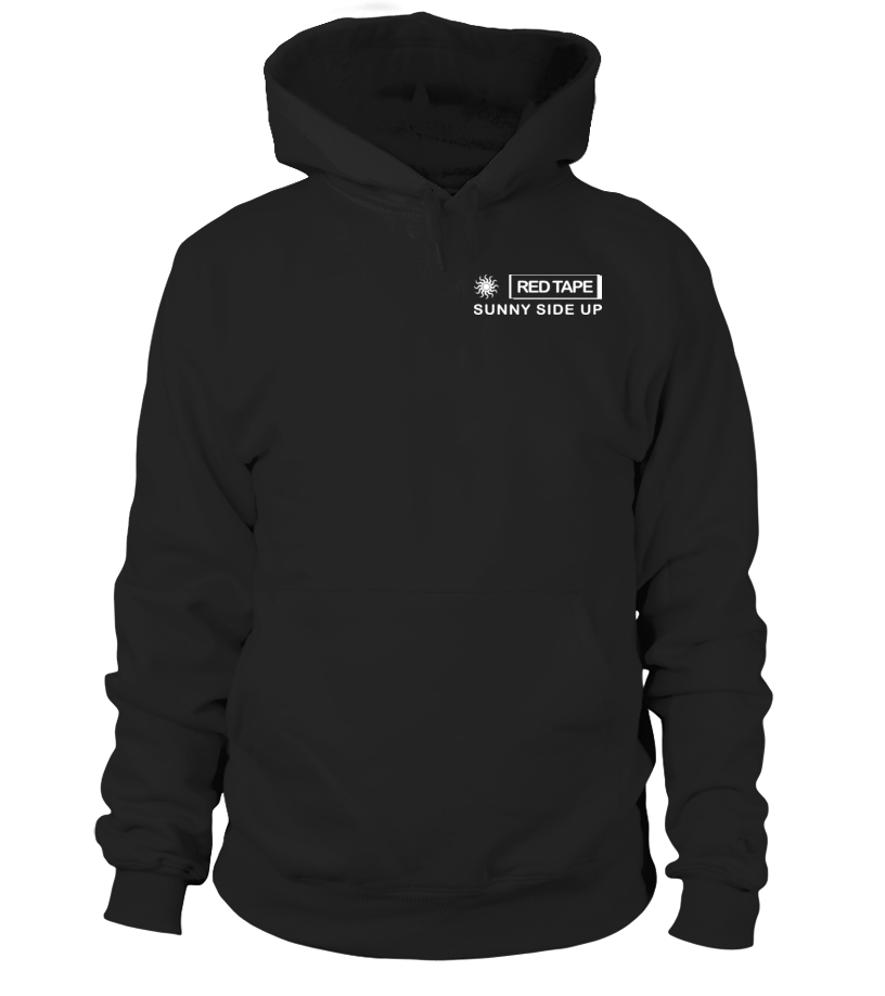 Red tape black online hoodie