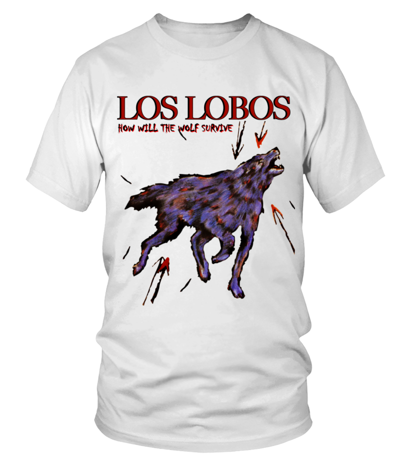 M500-431-WT. Los Lobos, 'How Will the Wolf Survive' | Pukashirt Store