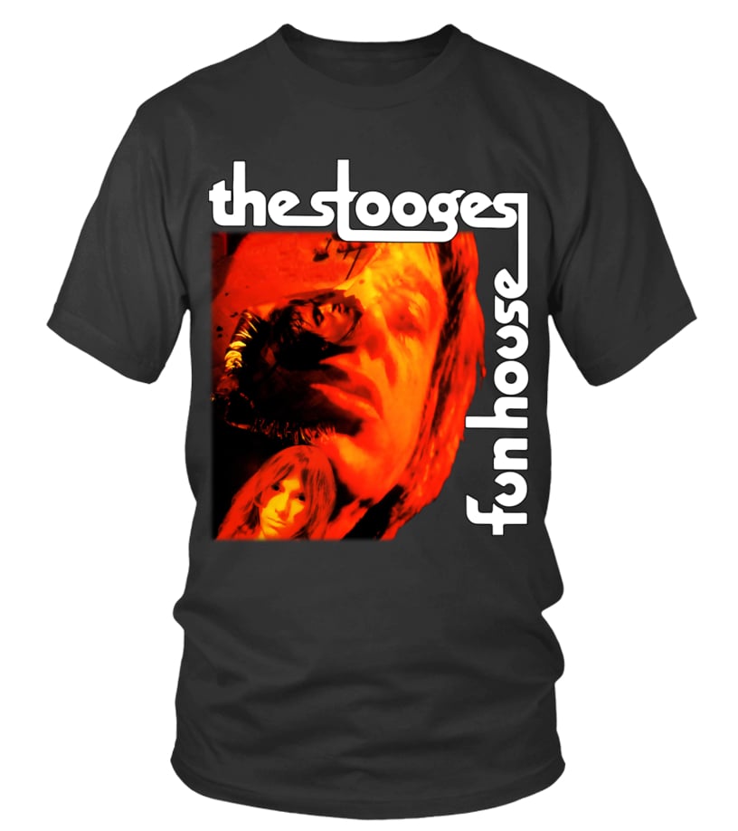 Pop　Stooges　T-shirt　House　the　Fun　RK70S-BK.　amp;　Iggy　57.　(1970)　Teezily