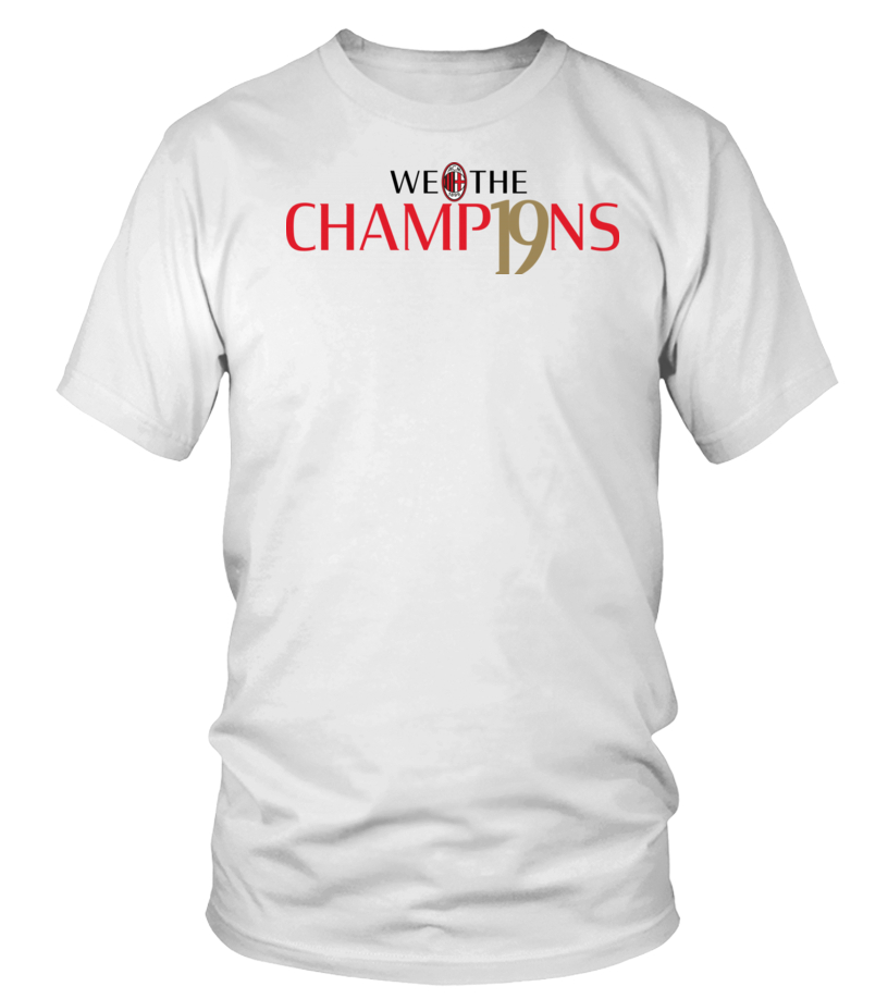 ac milan champions tshirt