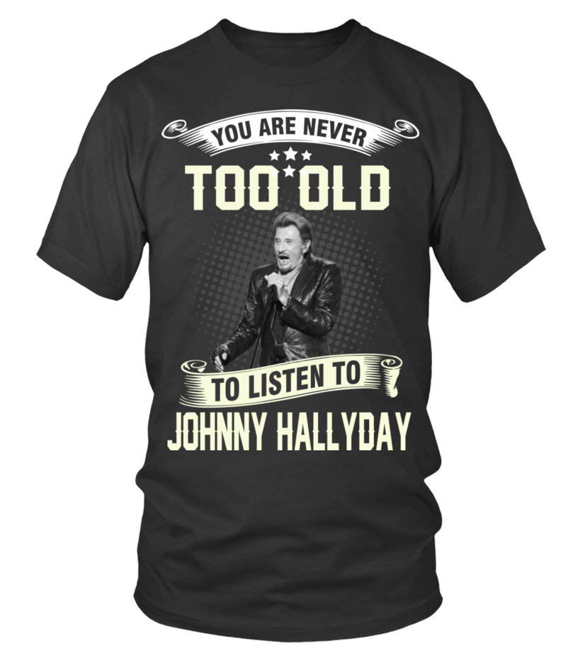 T shirt store johnny hallyday vintage