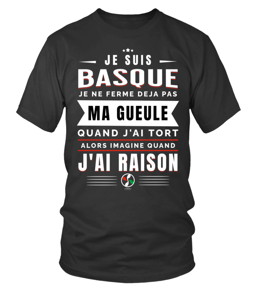 Tablier Cuisine Basque Humour - Au Pays Basque Le Chef C'est Moi, ▷  T-shirt Humour