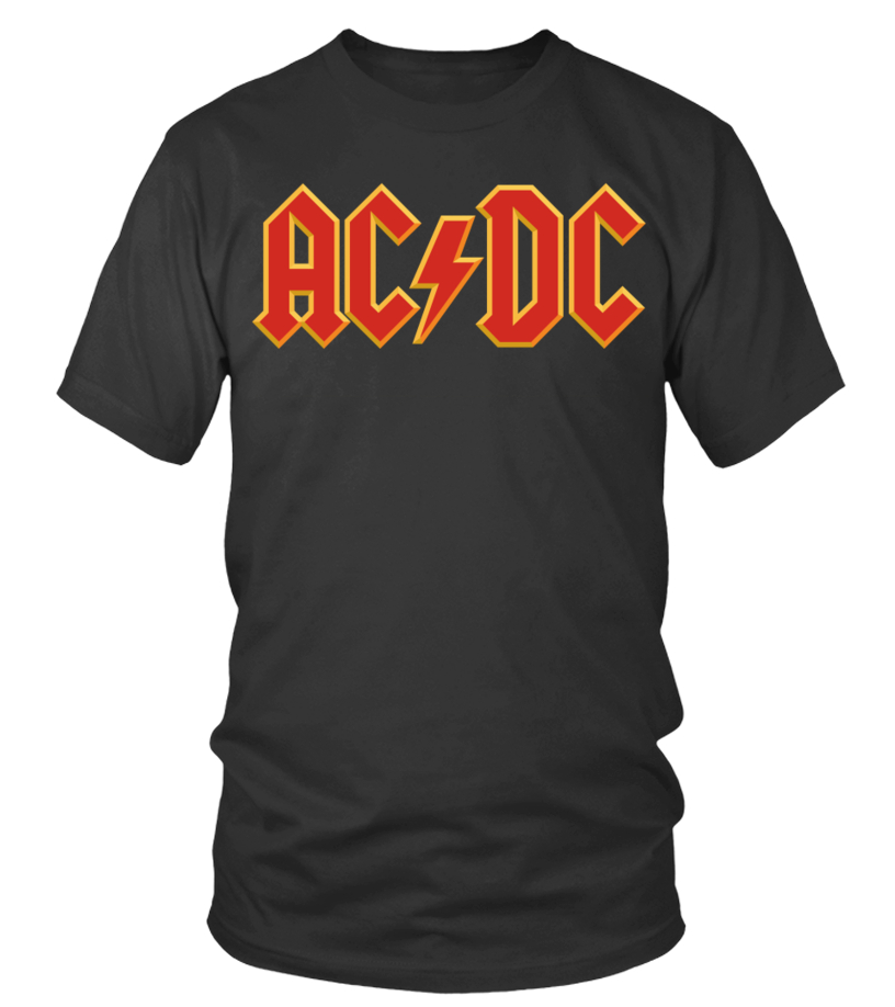 Teezily ACDC | T-shirt 100IB-004-BK. Logo -