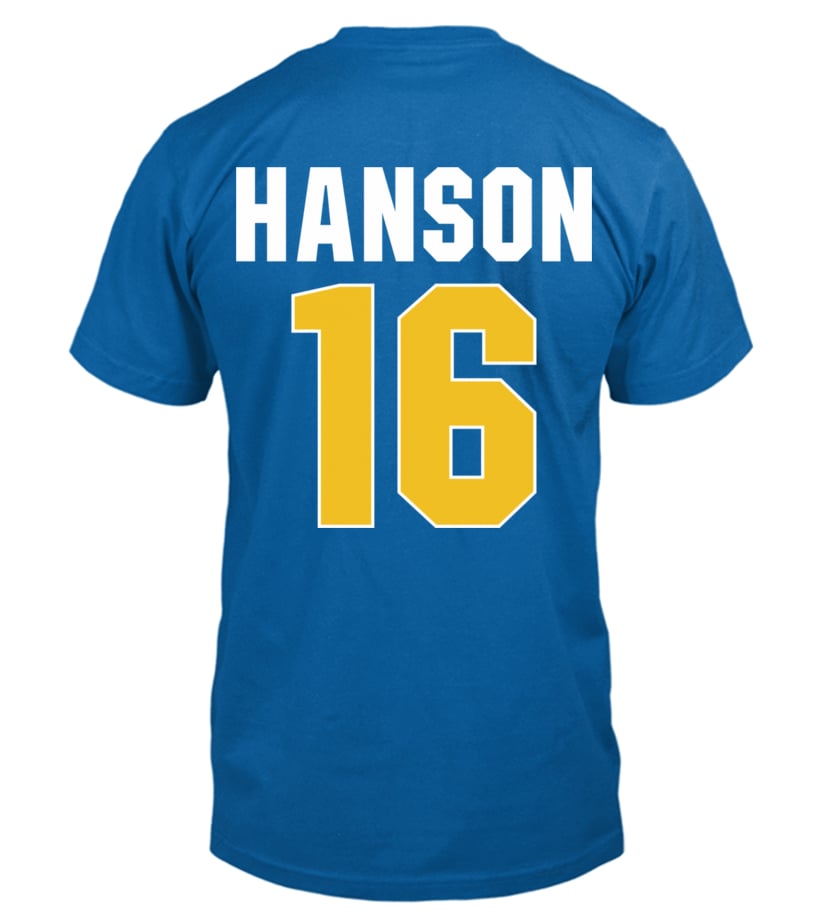 16 HANSON Charlestown CHIEFS T-shirt –