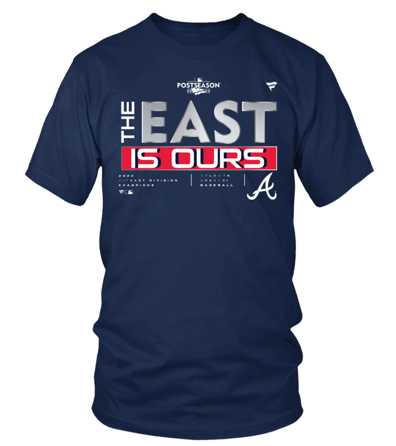 Men's Fanatics Branded Navy Atlanta Braves 2022 Postseason Locker Room T-Shirt Size: Medium