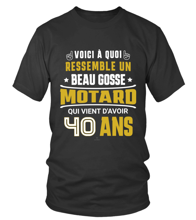 T-shirt - Tee shirt Motard Homme 40 ans