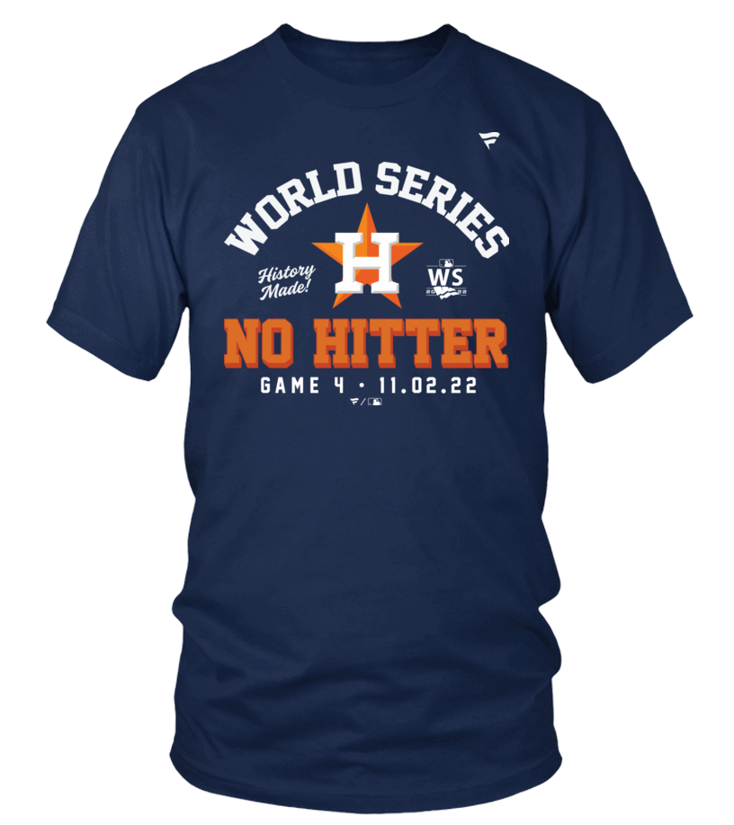 Fanatics Branded Navy Houston Astros 2022 World Series Champions Champion Logo T-Shirt