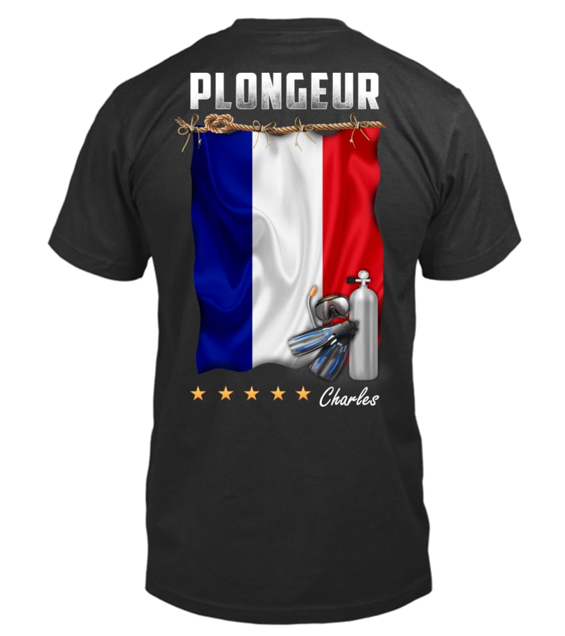 Fashion t shirt de plongée