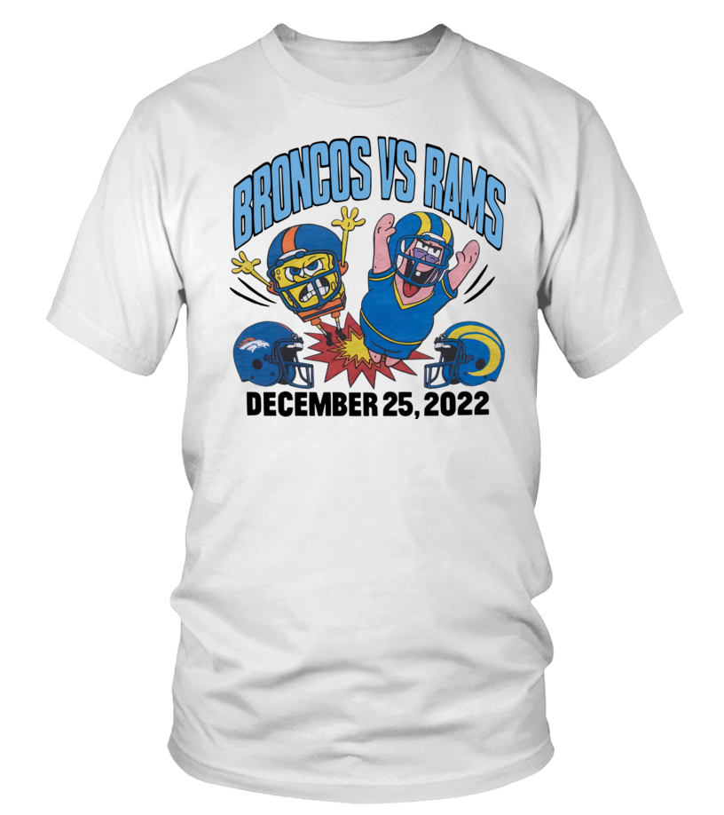 Denver Broncos Los Angeles Rams Homage x SpongeBob T-Shirt