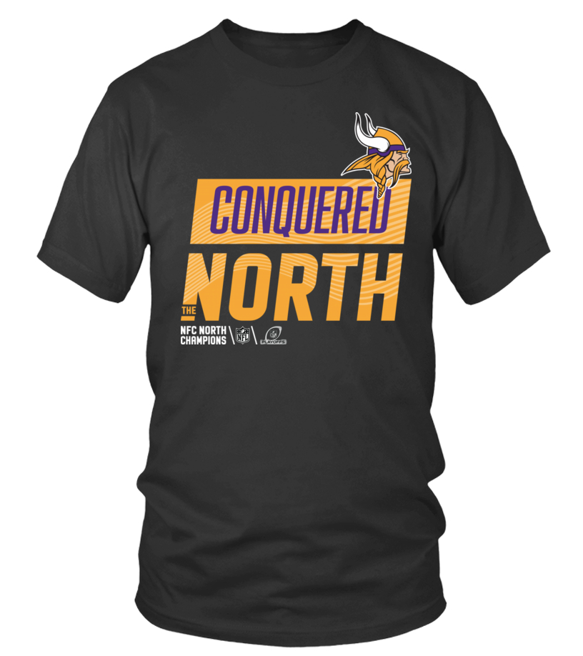 2022 Minnesota Vikings NFC North Division Champions Locker Room Trophy  Collection T-Shirt