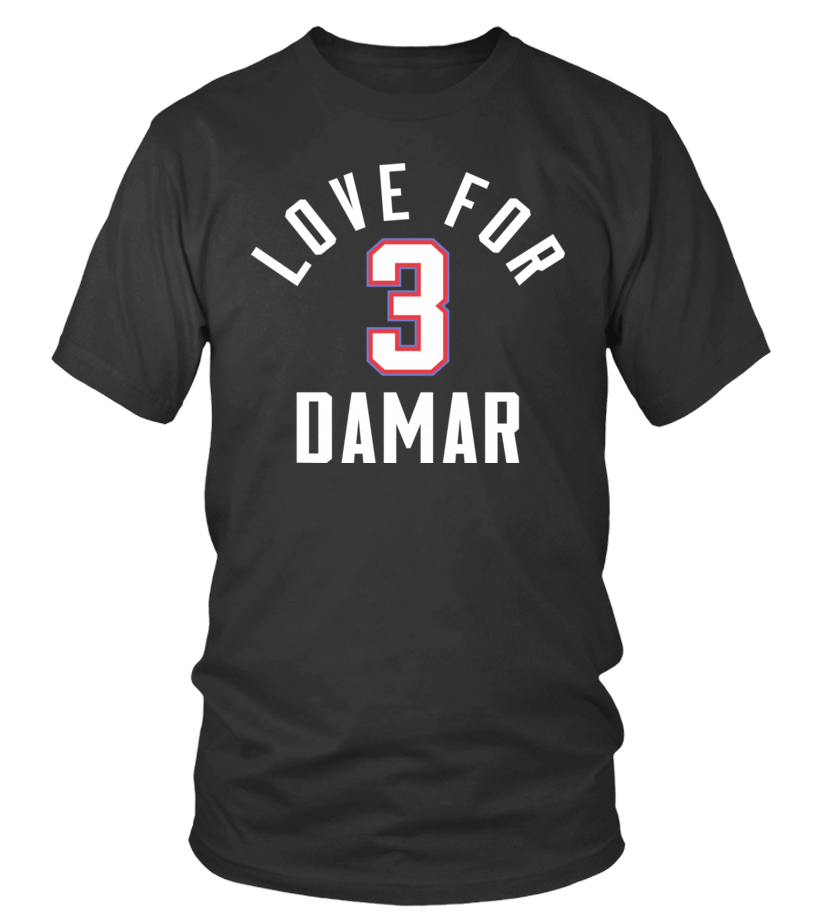 Love For Damar 3 Hamlin Football Shirt - Teeholly