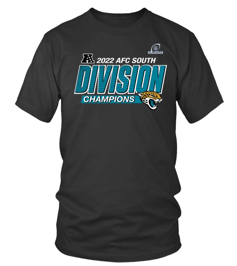 Men's Fanatics Branded Black Jacksonville Jaguars 2022 AFC South Division  Champions Divide & Conquer T-Shirt