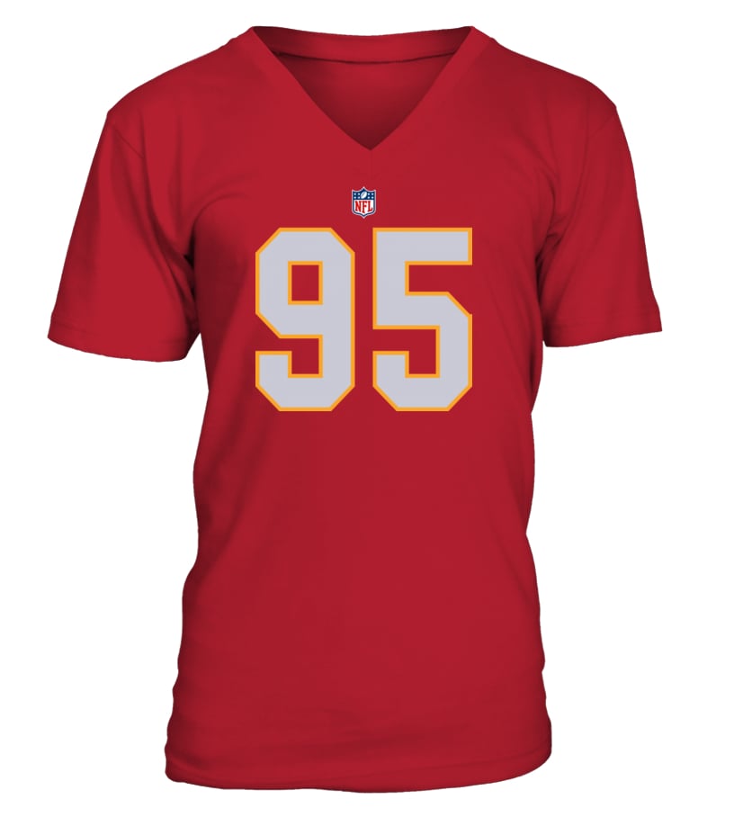 NFL Chiefs Merch Shop - Fanatics Branded Red Men's Kansas City Chiefs  Players Chris Jones Name Number T Shirt - T-shirt