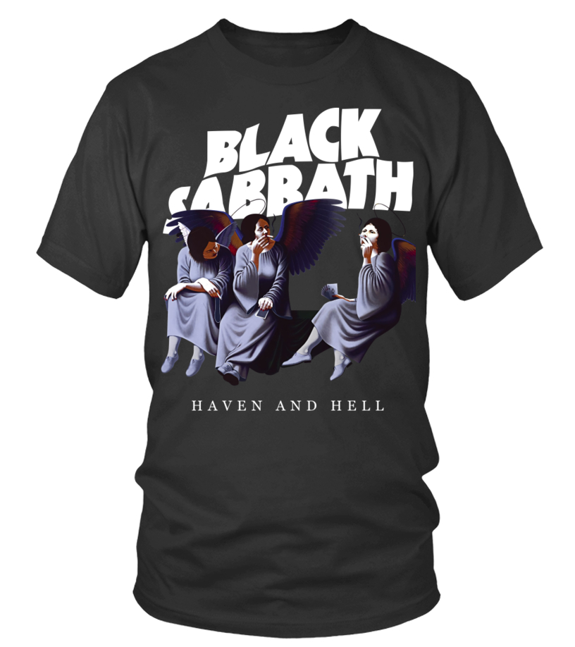 BBRB-008-BK. Black Sabbath -Heaven and Hell - T-shirt | Teezily