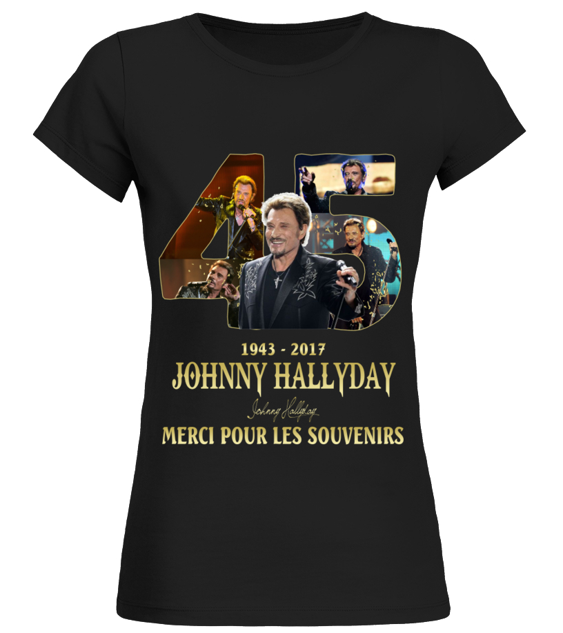 MEMORIES Johnny Hallyday T shirt Teezily