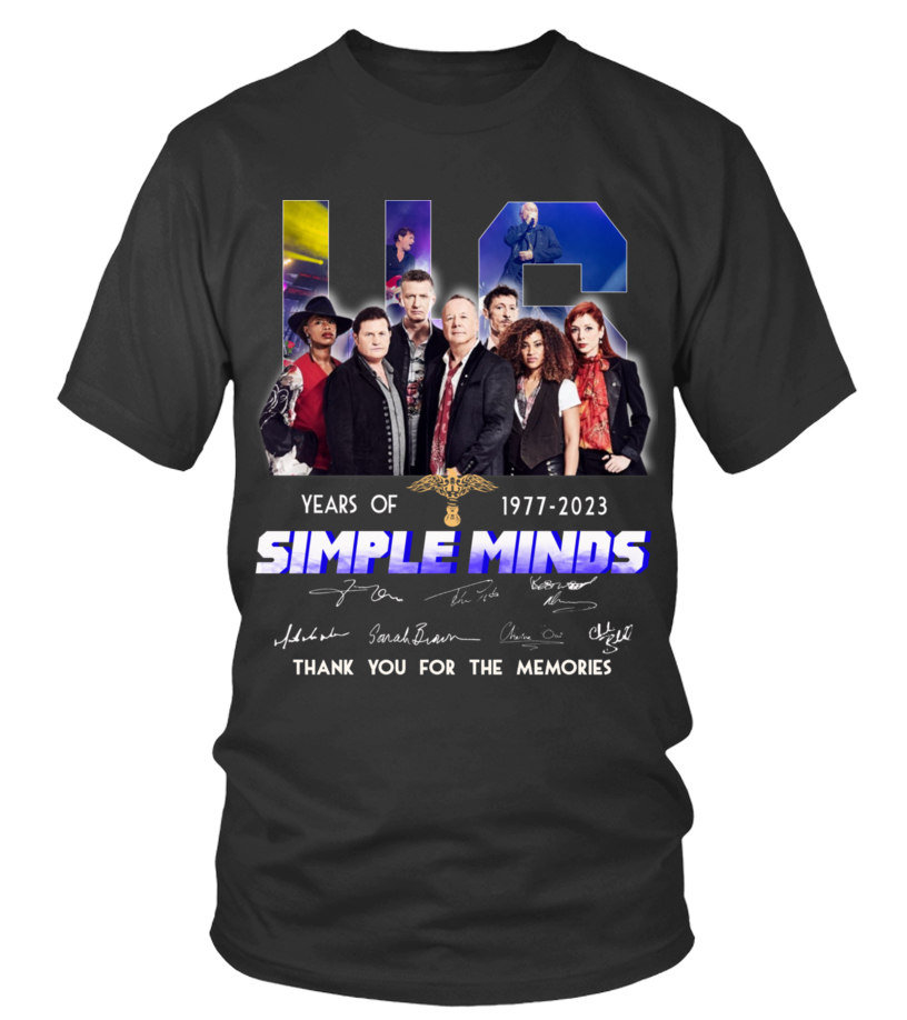 SIMPLE MINDS 46 YEARS OF 1977-2023 - T-shirt