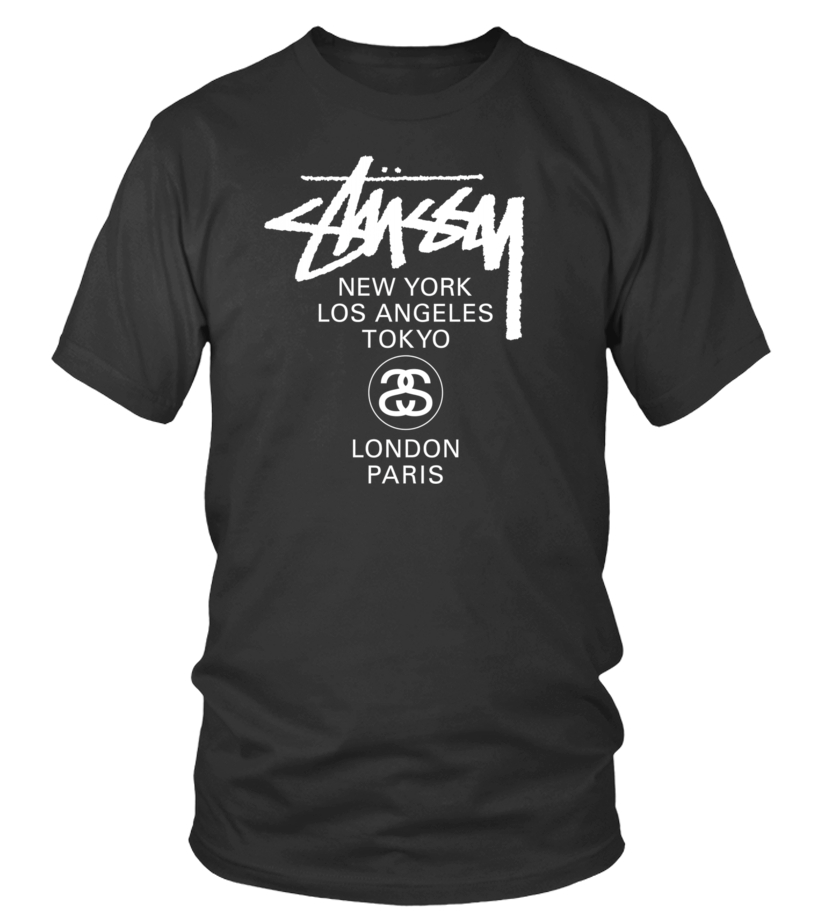 Stussy New York Los Angeles Tokyo T Shirt