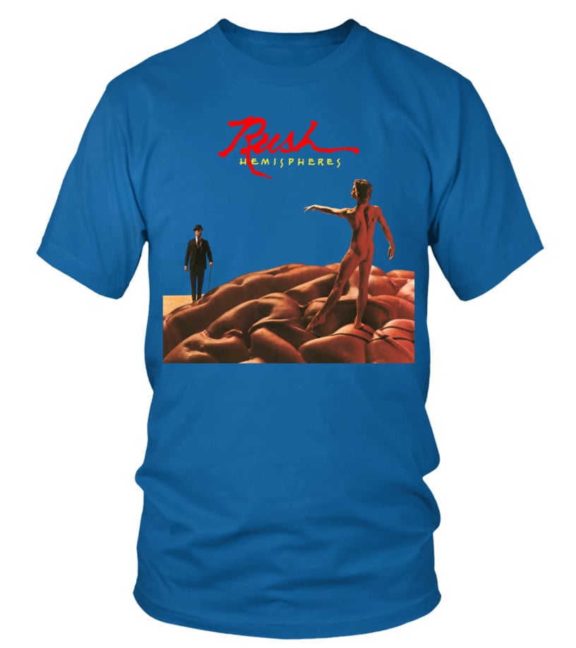 Rush hemispheres shop t shirt