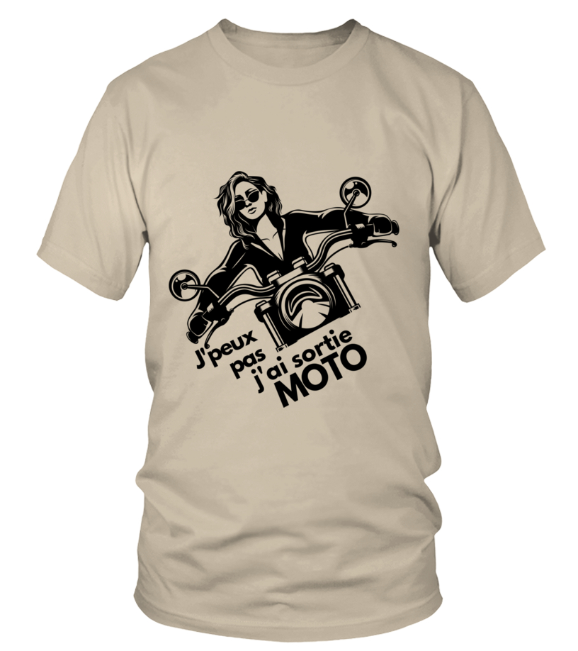 T-shirt Motard Je peux pas j'ai moto