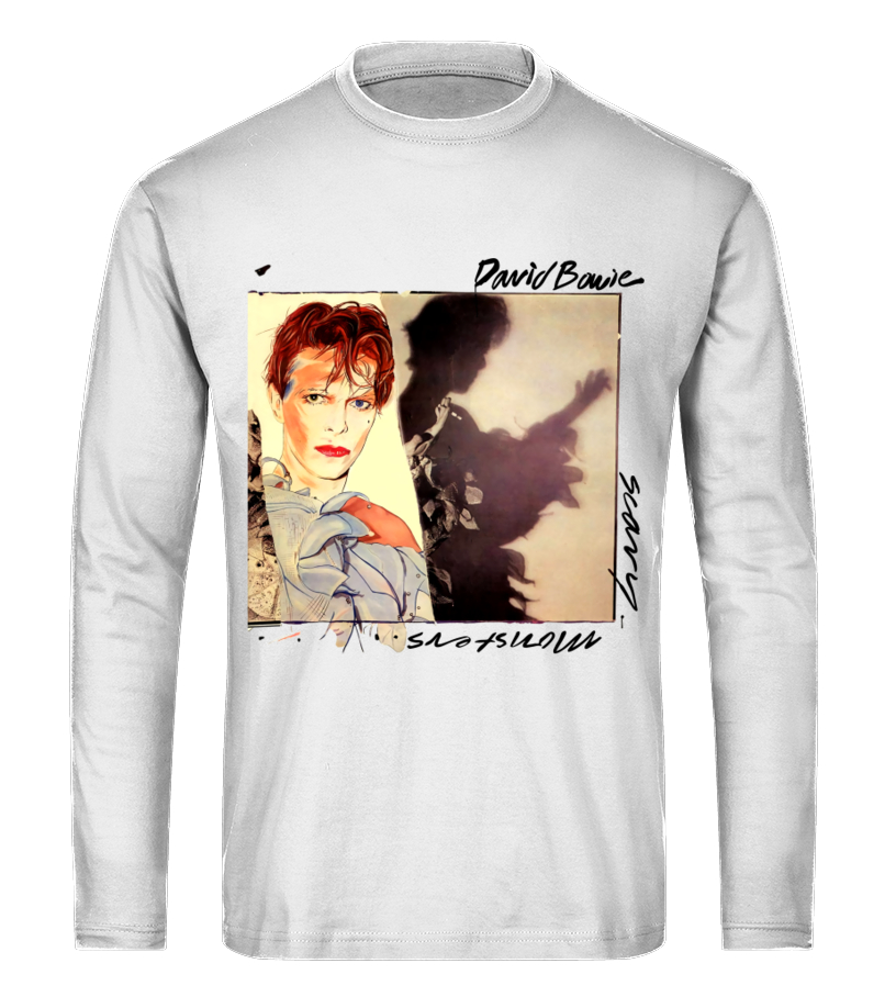 David bowie scary monsters t shirt best sale