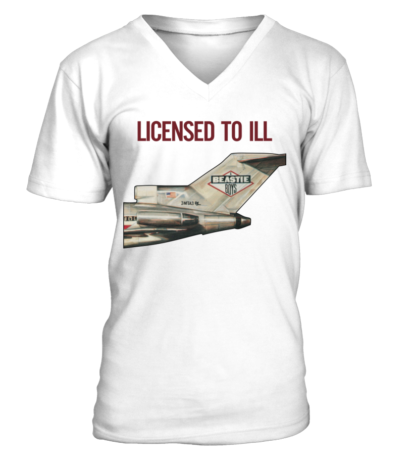 COVER-081-WT. Beastie Boys - Licensed To Ill (1) - T-shirt