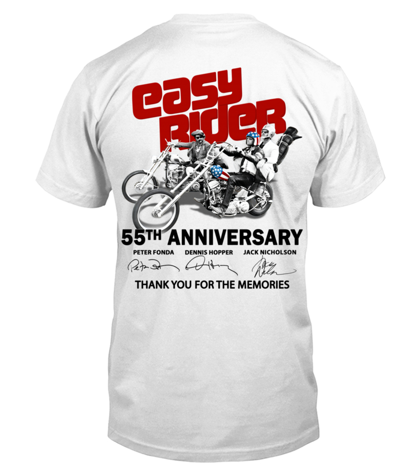 Easy Rider 55th Anniversary Thank You For The Memories T Shirt