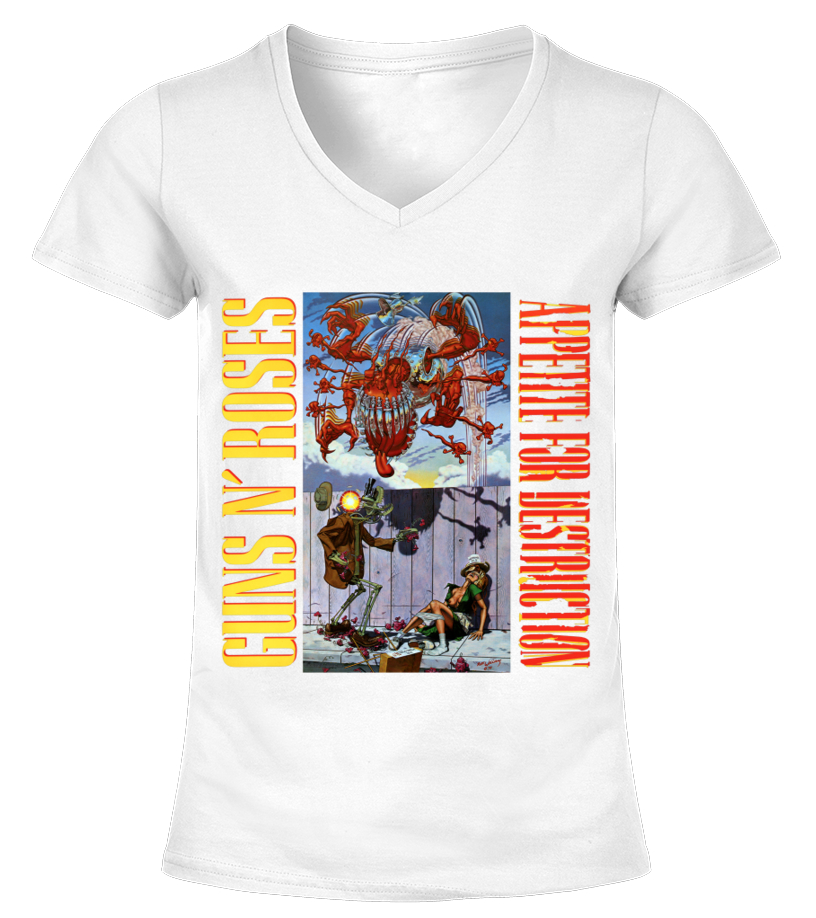 GUNS N' ROSES Short Sleeve T-Shirt: Illusions Tour Vintage