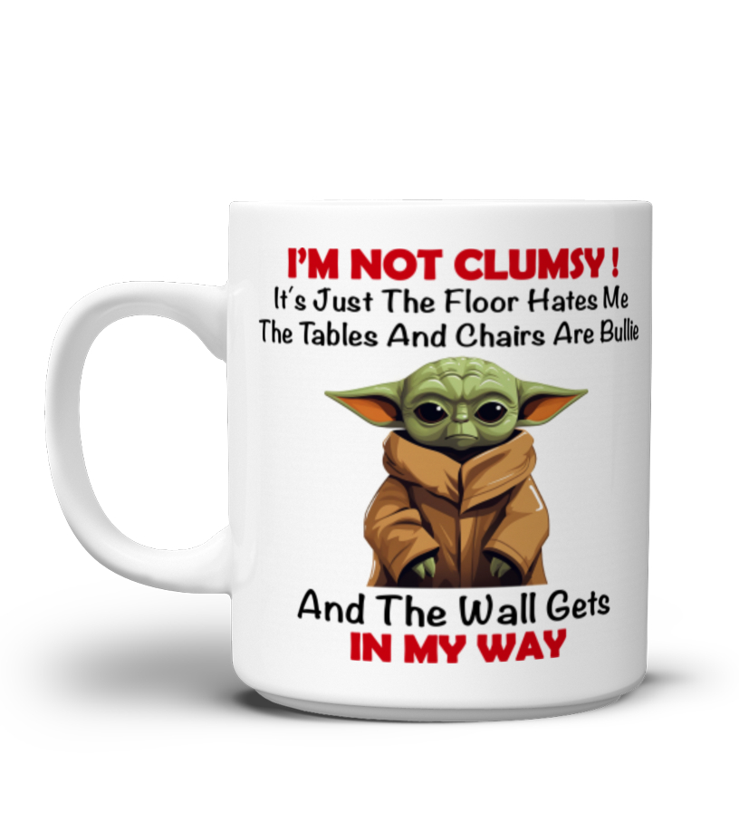 I'm Not Clumsy Baby Yoda Mug