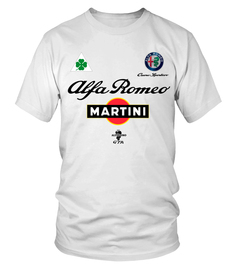 002.WT Alfa Romeo Martini Racing T Shirt Teezily