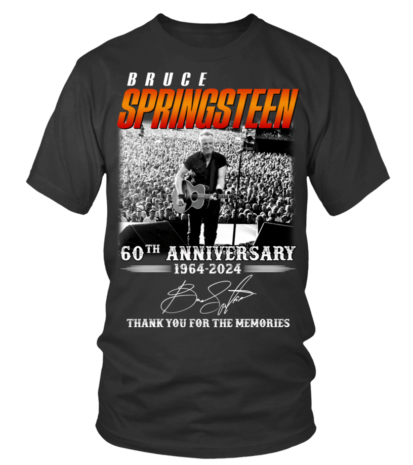 2-Sided Bruce Springsteen Tour 2024 Shirt - T-shirt | Teezily
