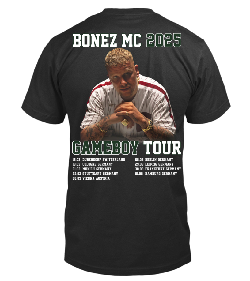 2-Sided Bonez Mc 2025 Gameboy Tour T Shirt - T-shirt | Teezily