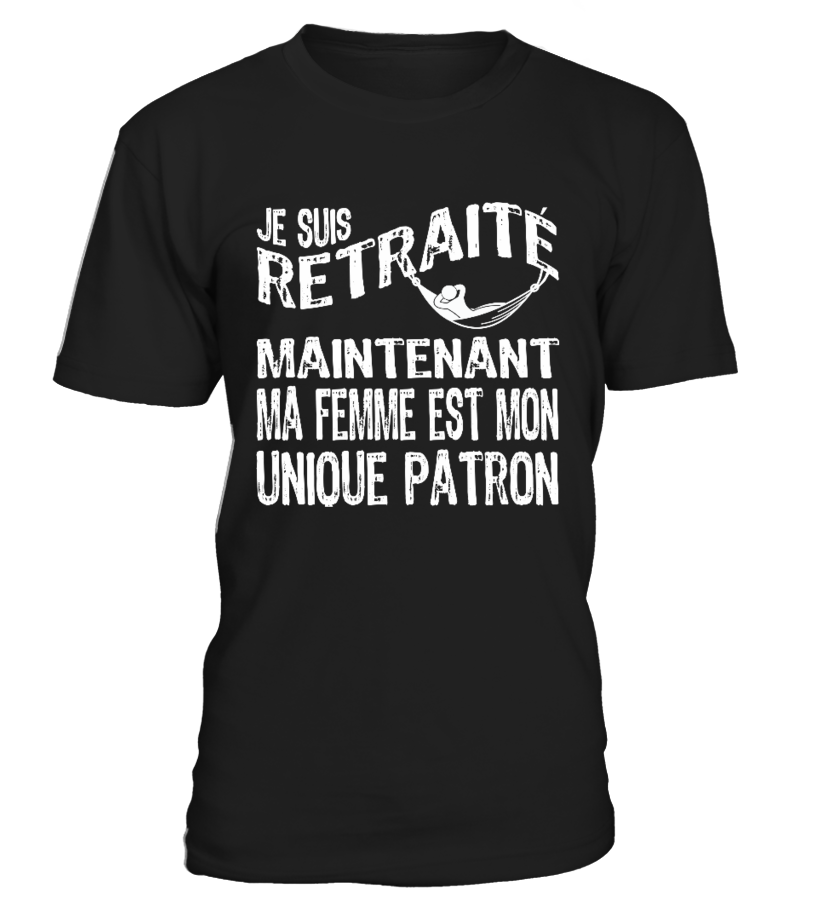 Tee-shirt blanc Homme Retraite & Vacances