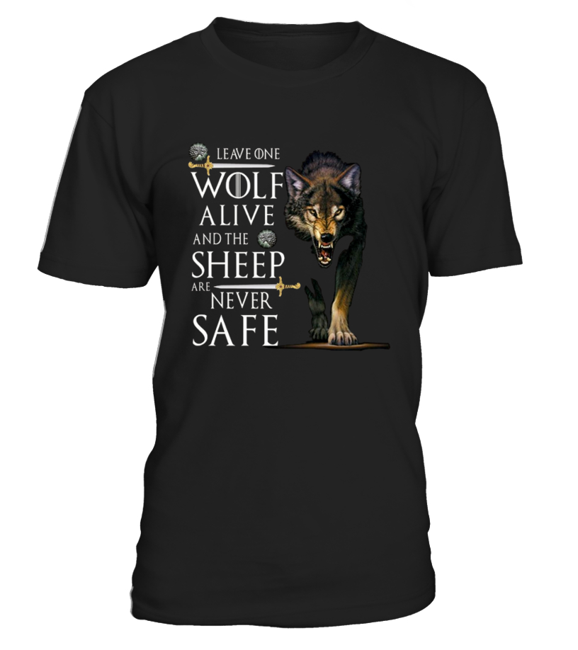 one wolf t shirt