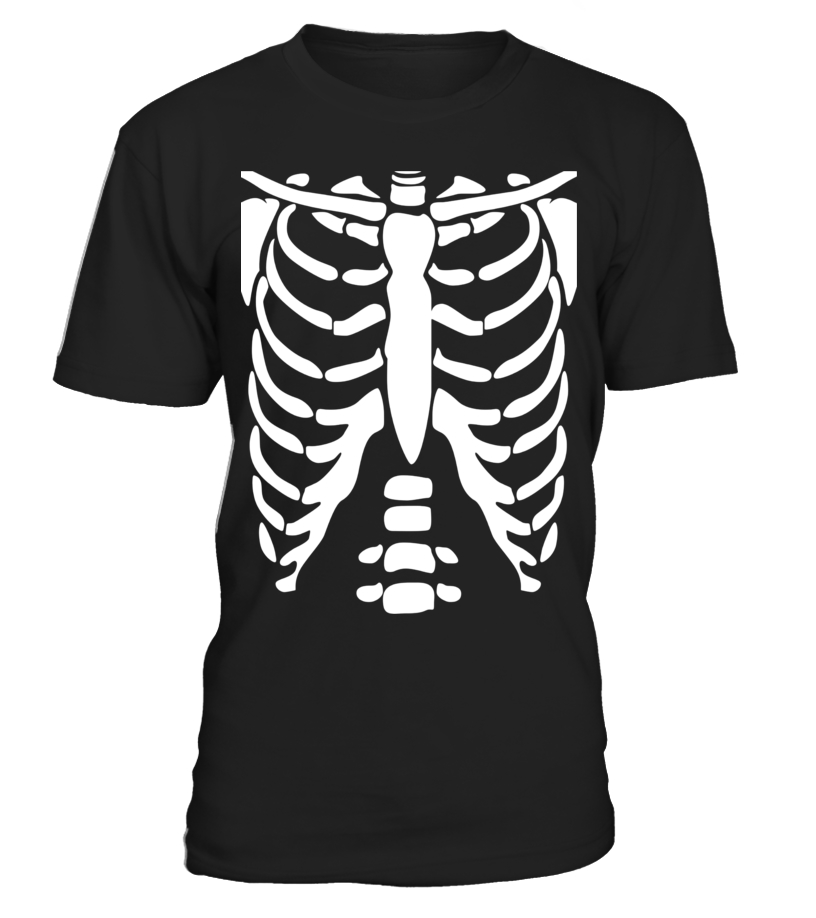 Costume Skeleton Shirt Unisex Skeleton T-shirt Halloween 