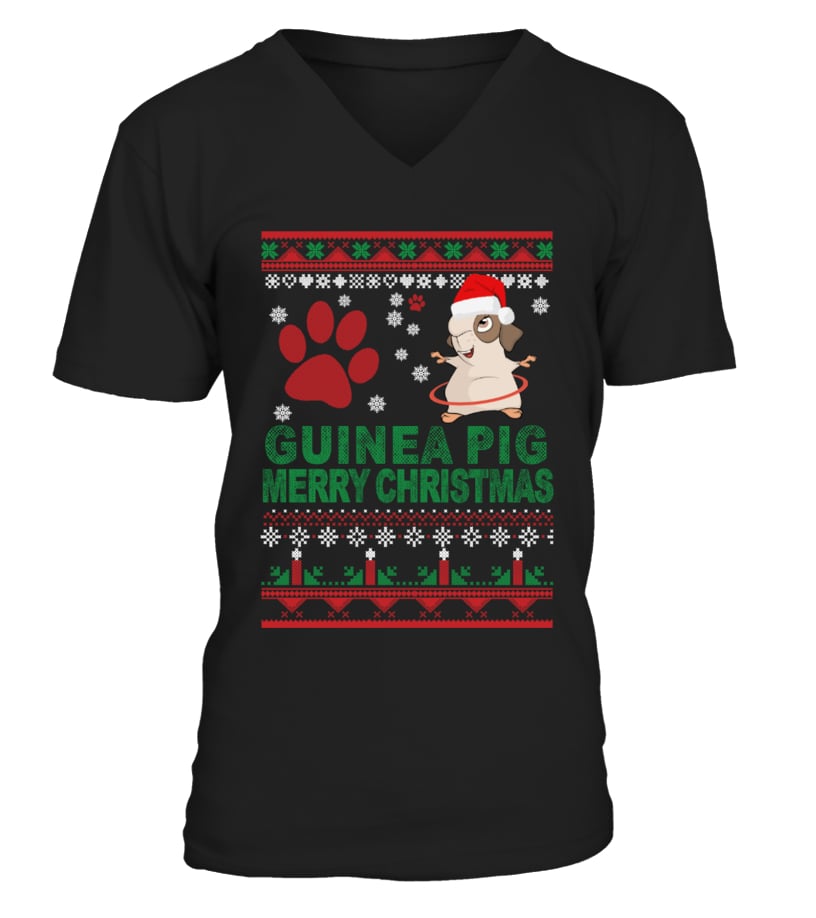 guinea pig ugly christmas sweater