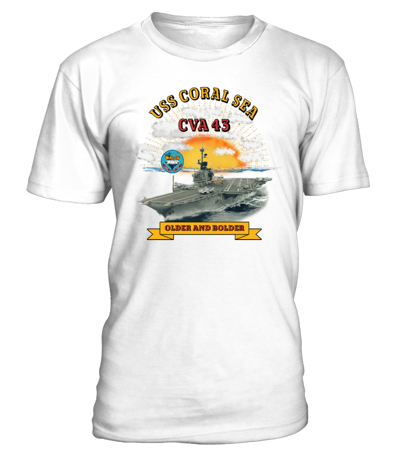 Uss Coral Sea (Cv-43) Tshirt