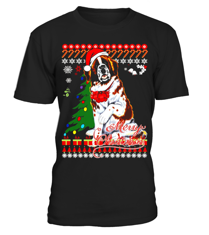 saint bernard ugly christmas sweater