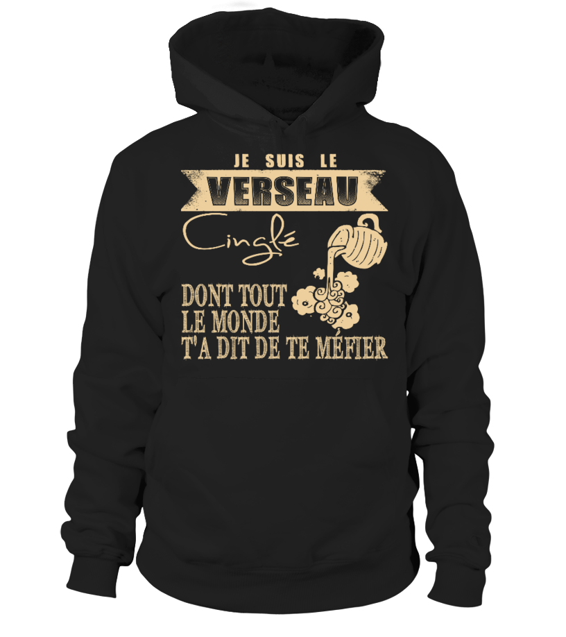 Sweat capuche VERSEAU T shirt Teezily