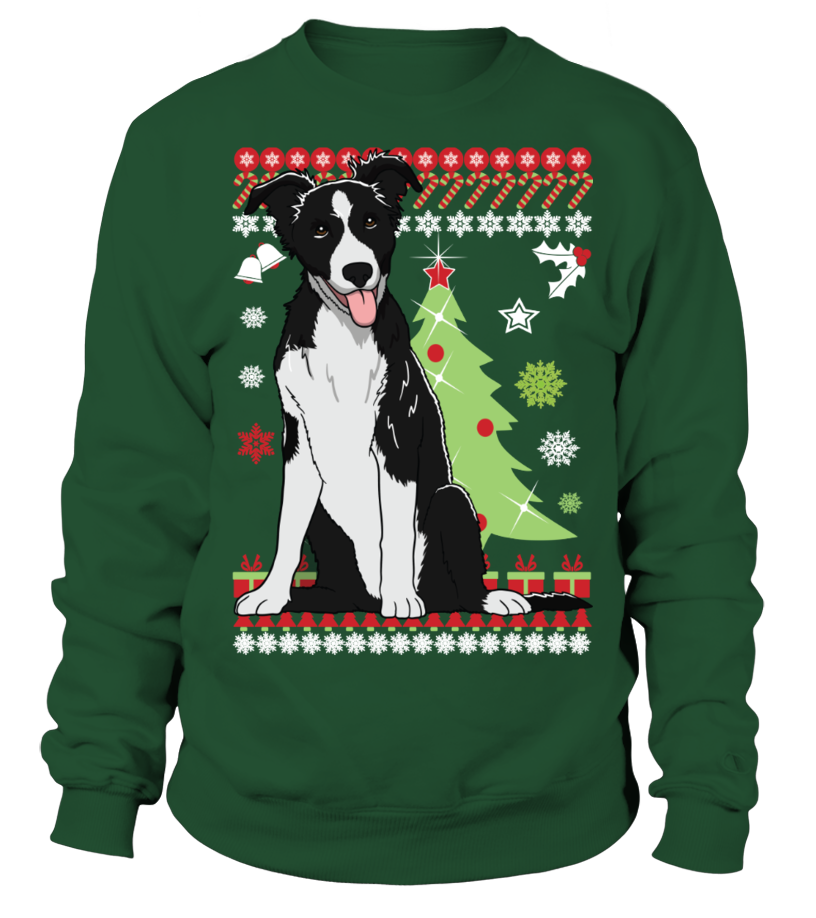 Border collie clearance christmas sweater