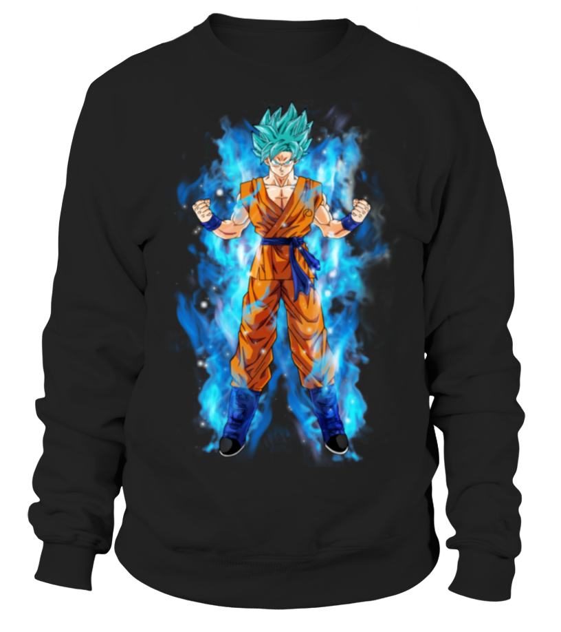 Goku super clearance saiyan blue hoodie