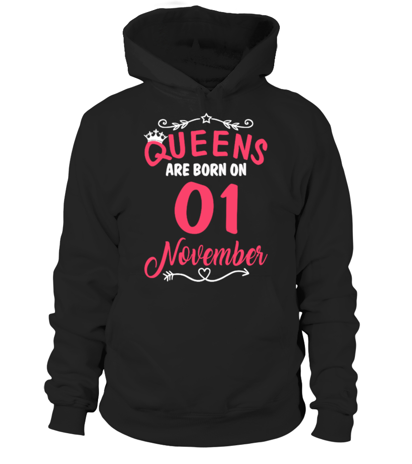 Queens are born in november hoodie new arrivals