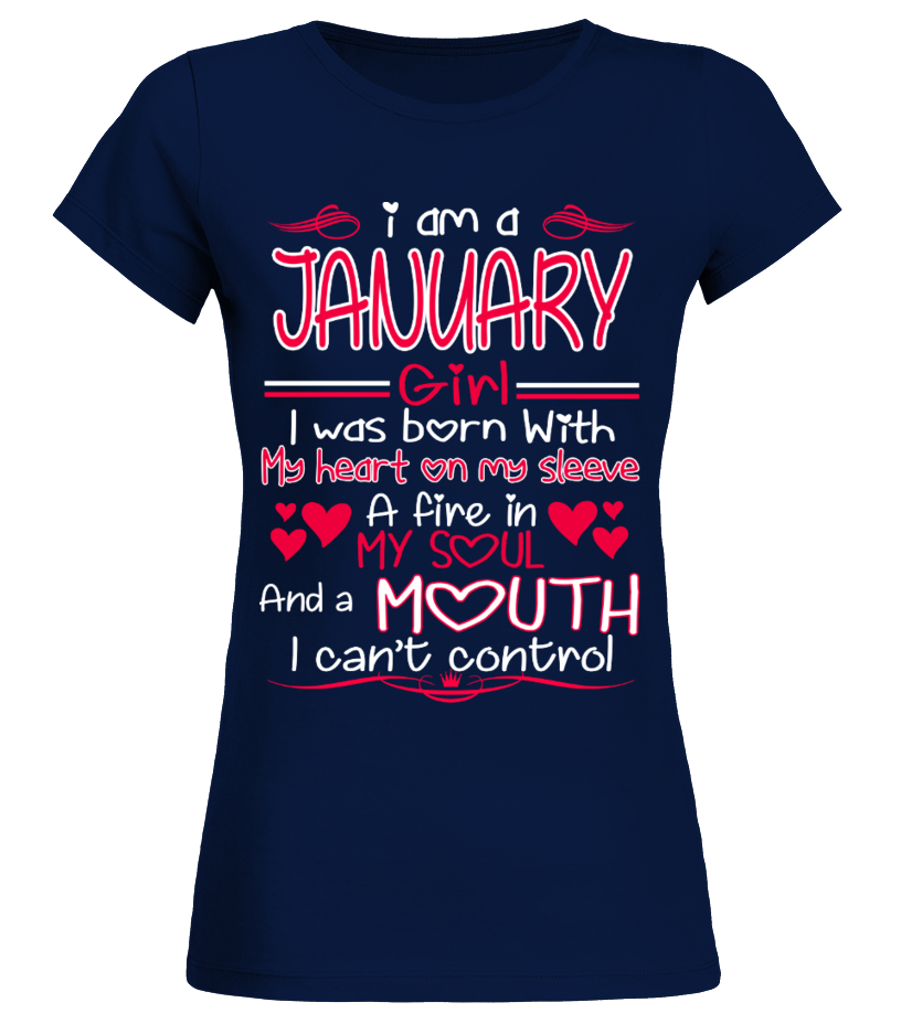 January girl 2024 tee shirt